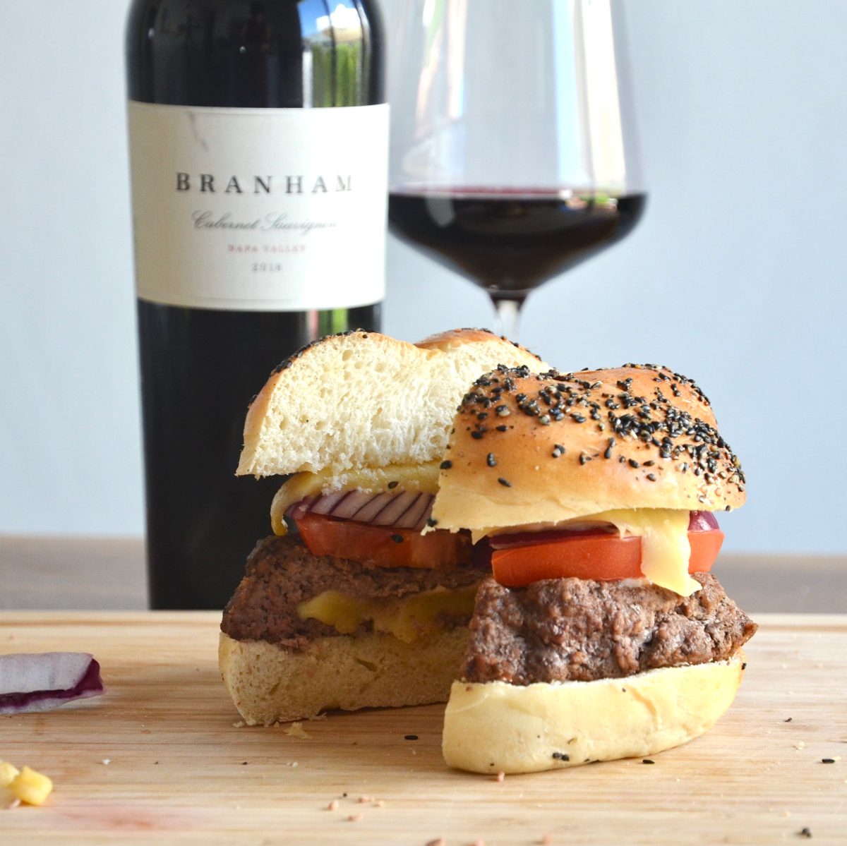 burger and wine pairing